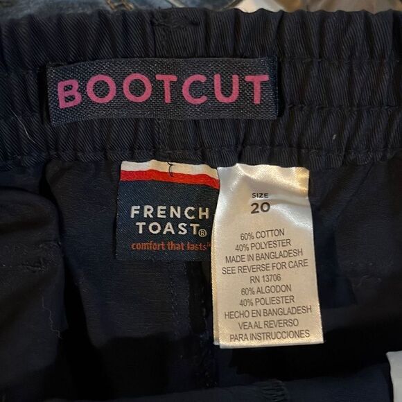 FRENCH TOAST Big Girls' Pull-On Pant, Navy, Size 20 - Picture 2 of 2